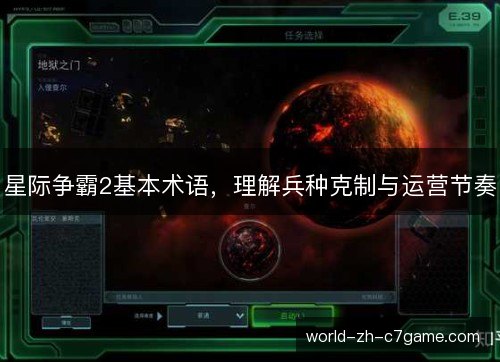 星际争霸2基本术语,理解兵种克制与运营节奏 星际争霸2基本术语,理解兵种克制与运营节奏